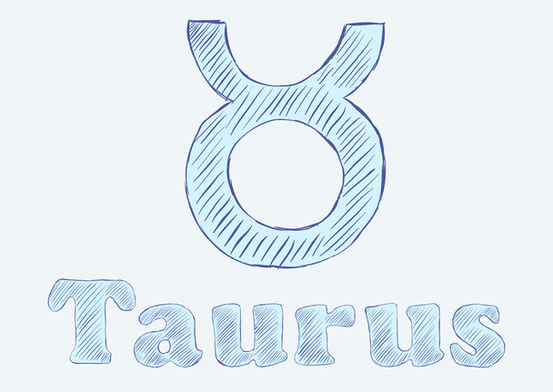 Zodíaco de Tauro
 - Vector, imagen