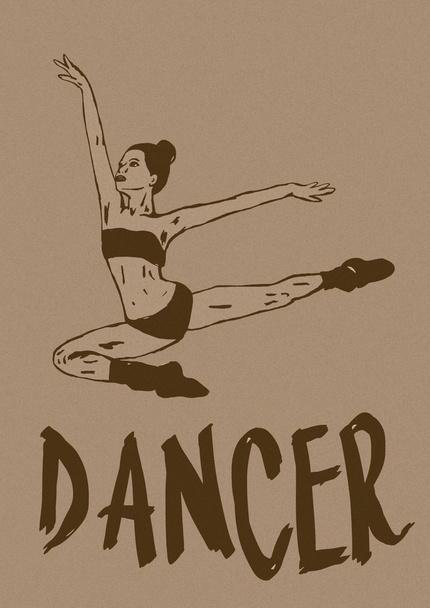 Dancer vintage - Photo, Image