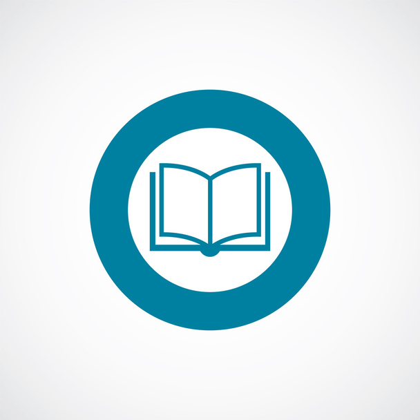 ikonami tučný modrý kruh knihy - Vektor, obrázek
