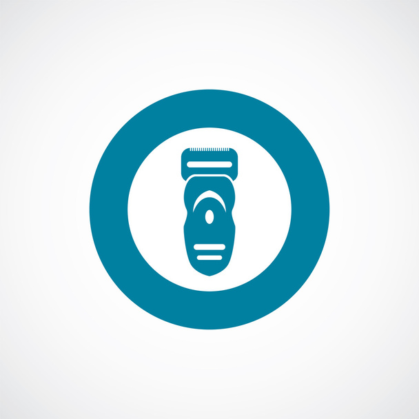 ikonami tučný modrý kruh Elektrický holící strojek - Vektor, obrázek
