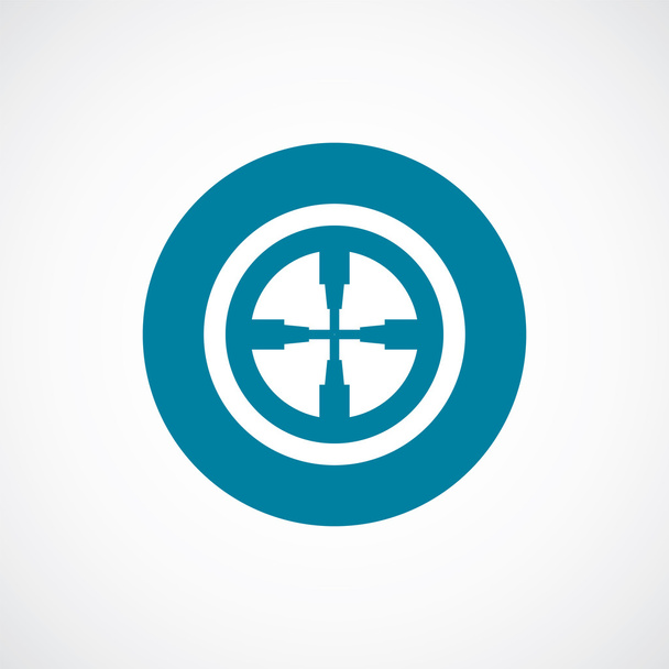 icona ottica a vista bordo cerchio blu grassetto
 - Vettoriali, immagini