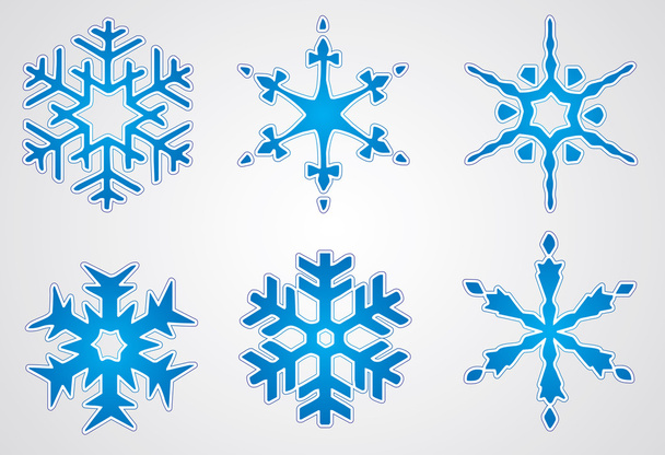 Flocon de neige vectoriel de Noël - Vecteur, image