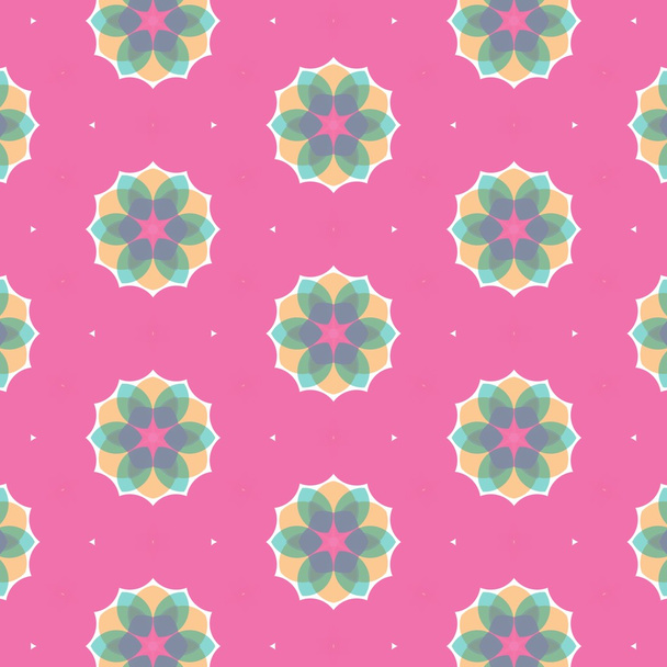 pattern illustration of abstract flowers - Фото, изображение