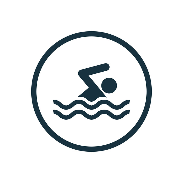 zwemmen pictogram - Vector, afbeelding