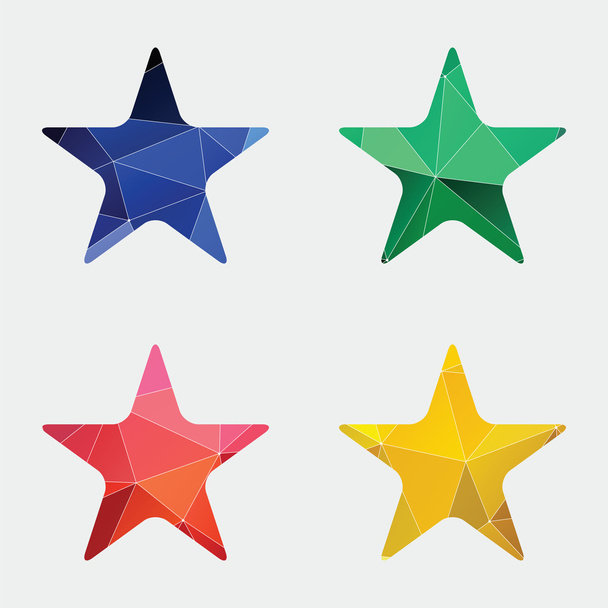 star icon Abstract Triangl - Vettoriali, immagini