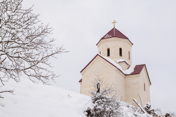 Svaneti Gürcü Ortodoks Kilisesi - Fotoğraf, Görsel