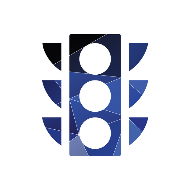 icona del semaforo Triangolo astratto
 - Vettoriali, immagini