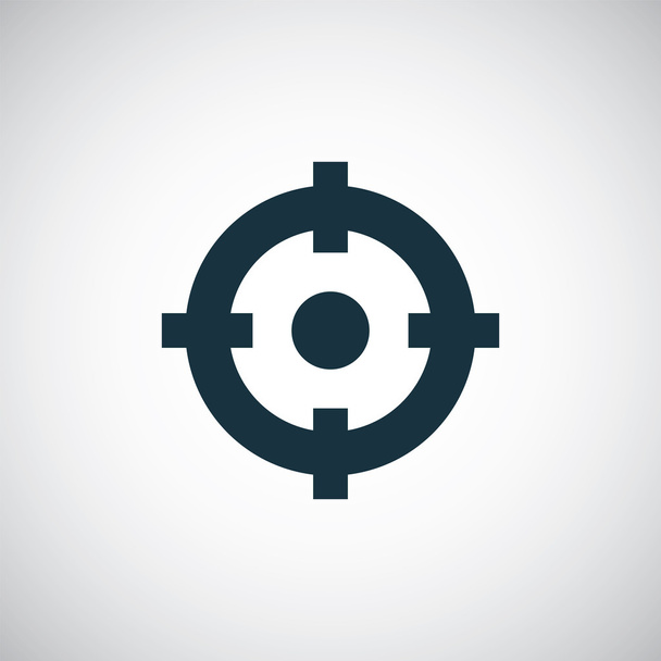 optical sight icon - Vector, Image
