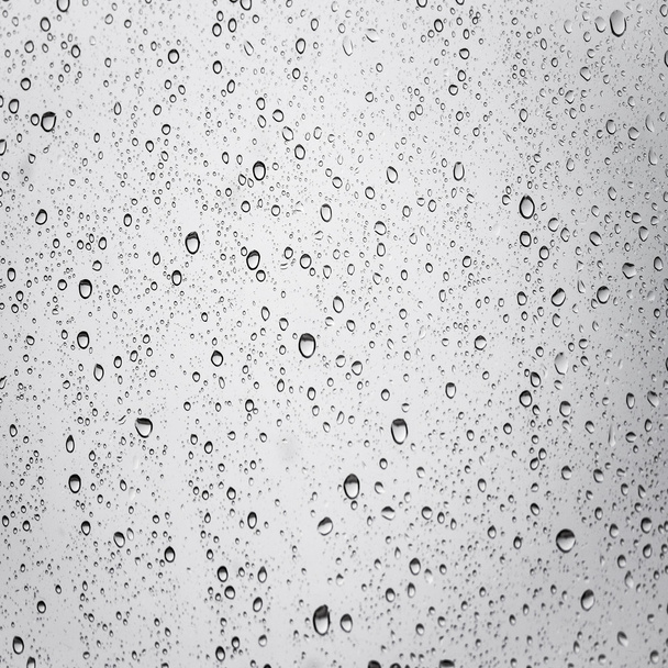 Dešťové kapky na okenní sklo - Fotografie, Obrázek
