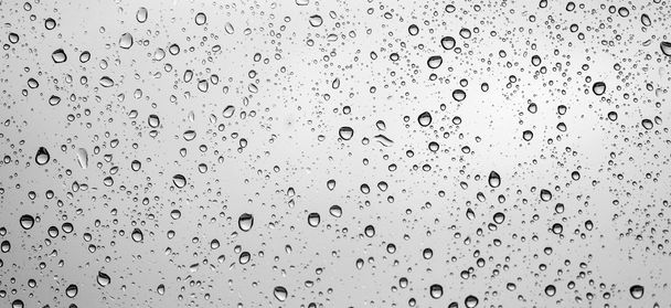 Raindrops on window glass - Photo, Image