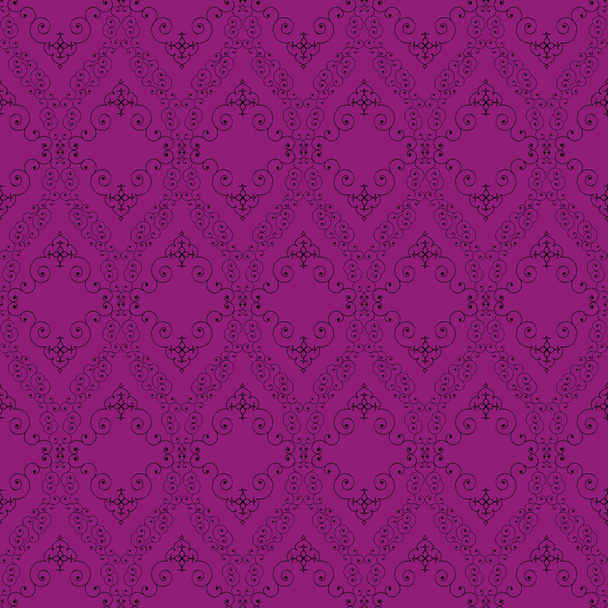 Patrón de oriente púrpura abstracto sin costuras
 - Vector, Imagen