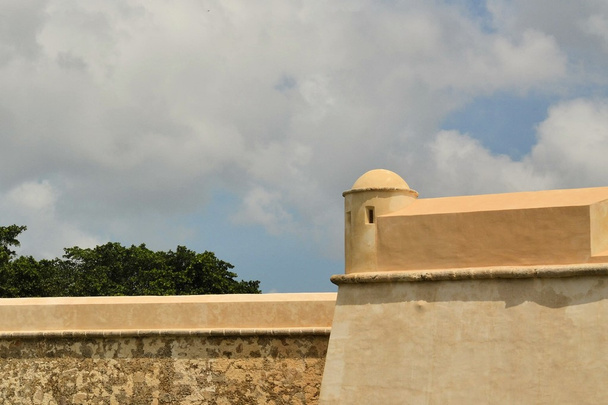 Mury miasta Campeche, Jukatan, Meksyk - Zdjęcie, obraz