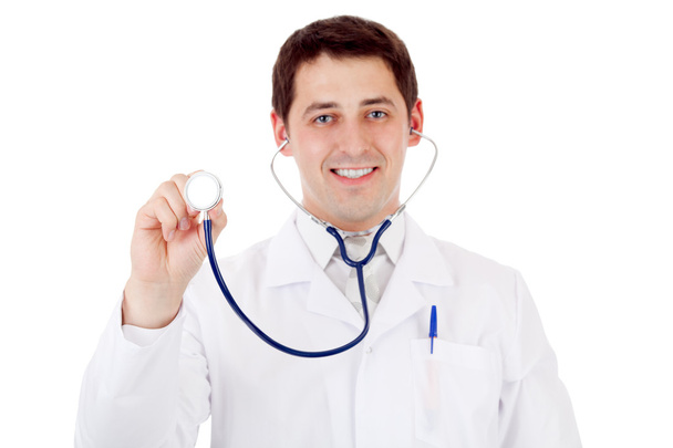 Doctor with stethoscope - Фото, изображение