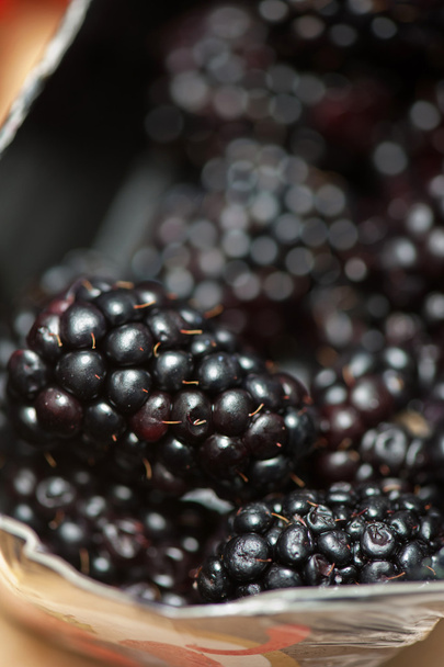 Fresh ripe blackberries - Fotoğraf, Görsel
