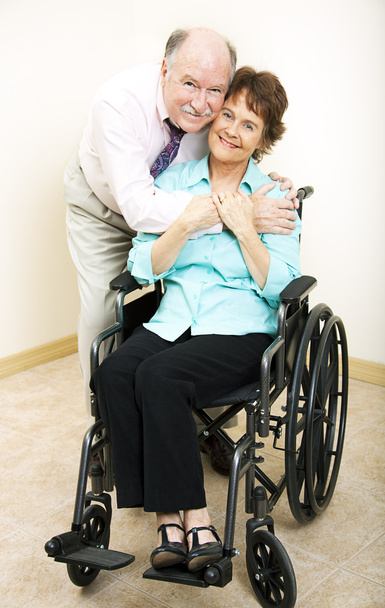 Mature Couple - Disability - Φωτογραφία, εικόνα