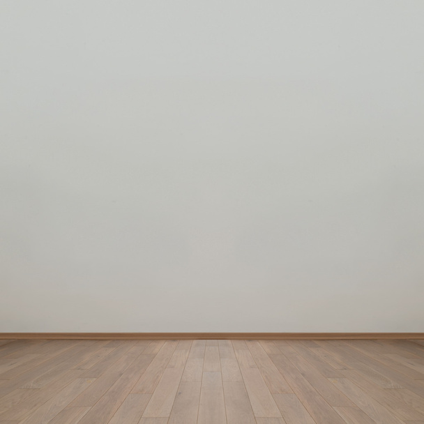 Empty wall with wooden floor - Foto, Imagem
