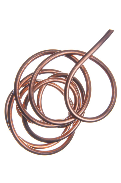 Copper wire isolated - Photo, Image