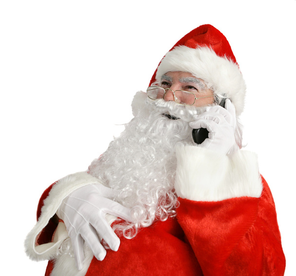 Santa's Funny Phone Call - Foto, Imagem