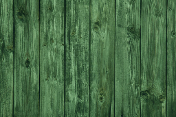 Old wooden green board for a background. - Valokuva, kuva