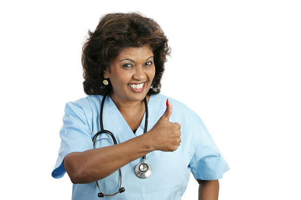 Medical Professional - Thumbs Up - Foto, afbeelding