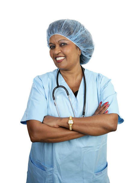 Surgical Nurse in Scrubs - Valokuva, kuva