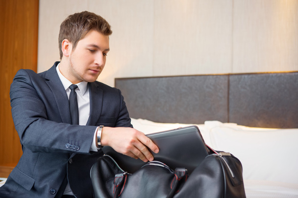 Businessman in the luxury hotel - Foto, Imagen