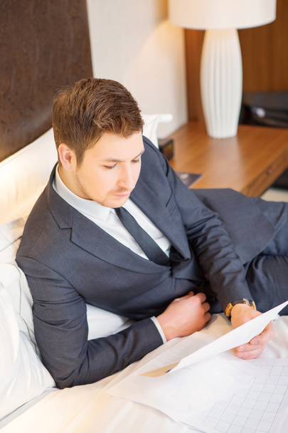 Businessman in the luxury hotel - Photo, image