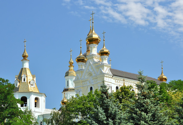 ο καθεδρικός ναός Ποκρόβσκι στο Χάρκοβο - Φωτογραφία, εικόνα