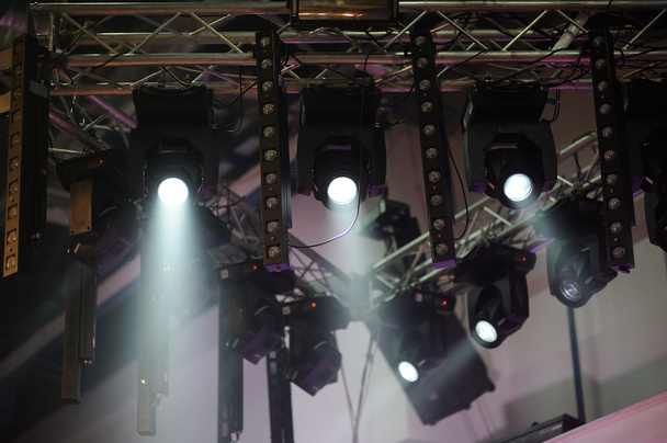 rays of spotlights at a concert - Photo, Image
