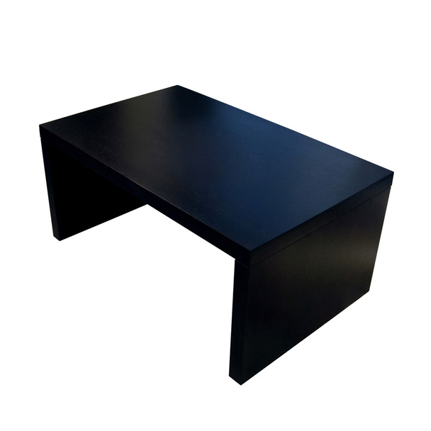 Contemporary wood coffee table isolated - Foto, Imagem