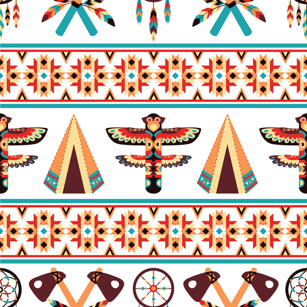 Ethnic border pattern design - Vector, Image