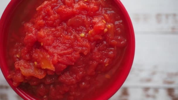 olgunlaşmış domates salça - Video, Çekim