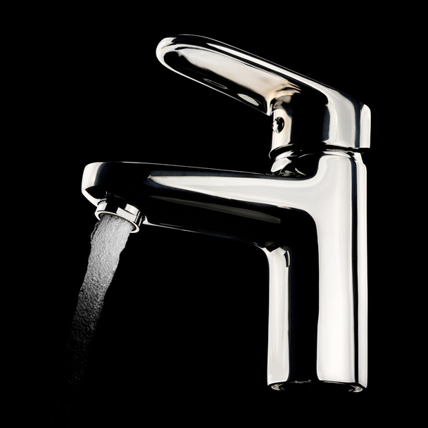 Chrome faucet - Fotoğraf, Görsel