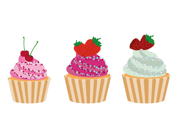 sweet cupcake  - Vector, Image
