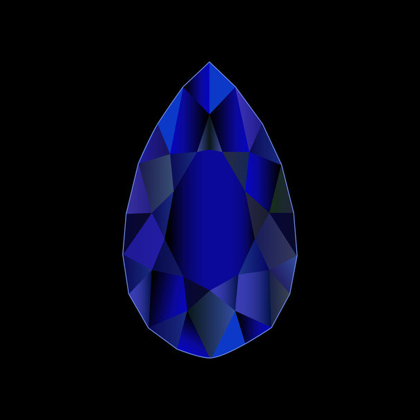 Piedra azul
 - Vector, Imagen