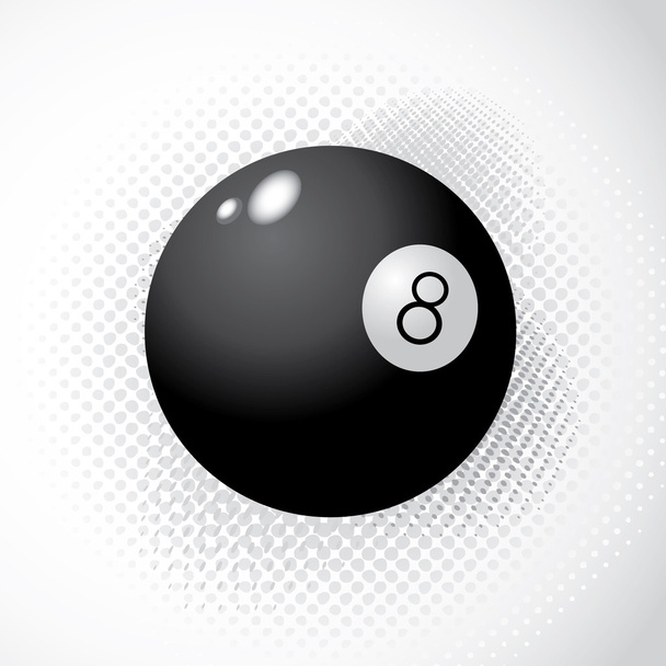 8 Ball - Vektor, kép