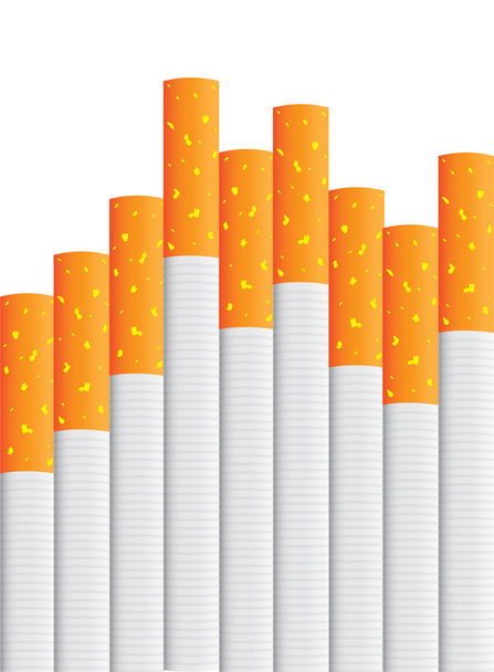 Eps8 vector isolated cigarette - Vector, Image