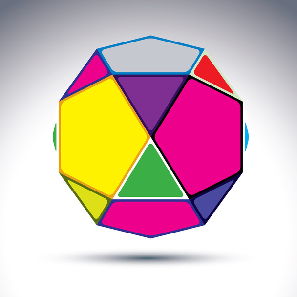 Abstract complicated 3d ball - Vektor, kép