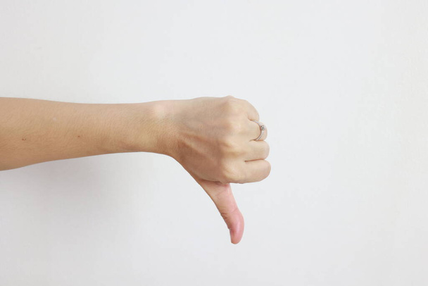 Hand isolated on white background  - Photo, Image