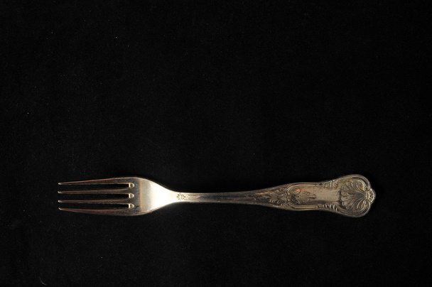 Vintage gümüş çatal bıçak takımı - Fotoğraf, Görsel