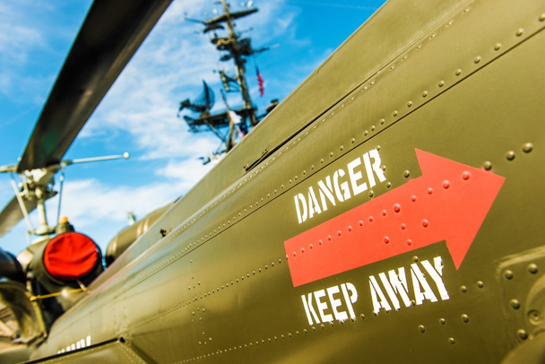 Danger Keep Away Military Site - Photo, Image