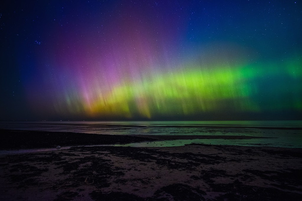 Bela Aurora Boreal
 - Foto, Imagem
