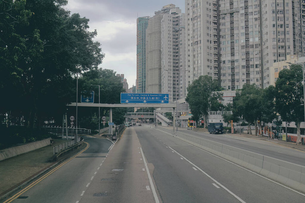 Aberdeen Praya Road, Scenic Waterfront Drive Hong Kongs Southside október 14 2023 - Fotó, kép