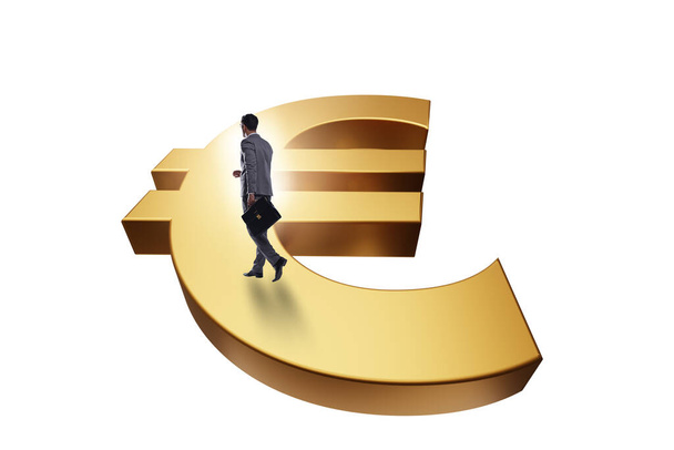 Konzept mit dem europäischen Währungssymbol - Foto, Bild