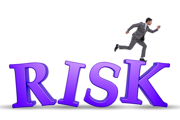 Концепция управления рисками с помощью букв - Фото, изображение