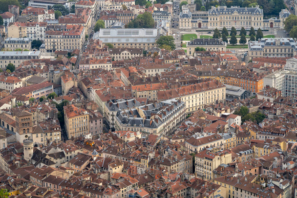 View of Grenoble from the heights of the Bastille. France - Photo, Image