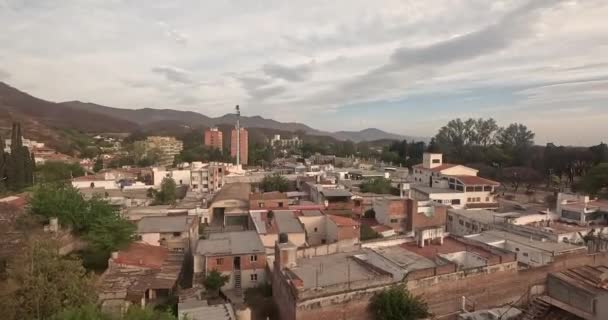 Paisaje urbano de la ciudad de Salta en Argentina - Metraje, vídeo