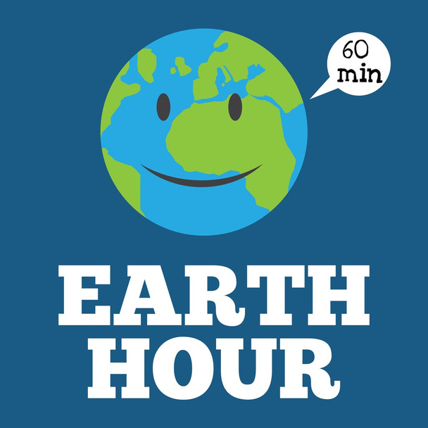 Earth hour v2 - Vektor, obrázek