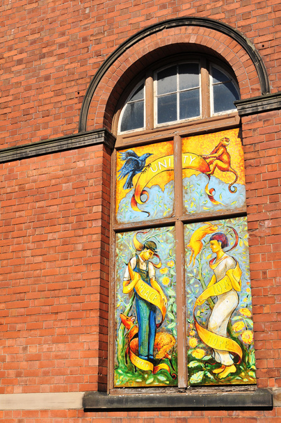 kentsel grafiti penceresi - Fotoğraf, Görsel