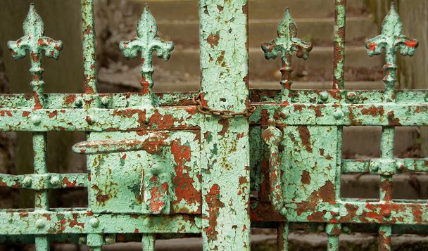 Rusty vintage fence - Photo, Image